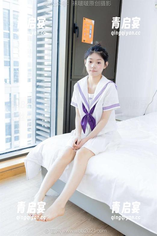 BoBoSocks袜啵啵 - 福利好康！小甜豆白丝小腿，图片自带光环，简直让人想请她喝咖啡。