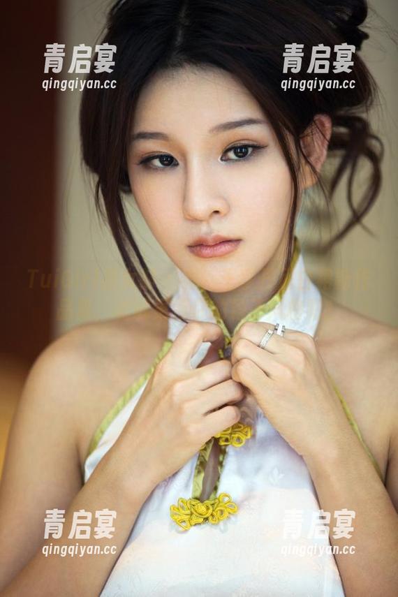TuiGirl推女郎 - 看！王李丹尼白裙新作品集，试试更新你的裙子风格吧！