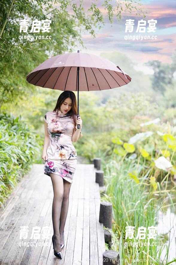 YouMi尤蜜荟 - 思淇Sukiii户外打卡，免费图包等你来拿，背影杀手有木有？