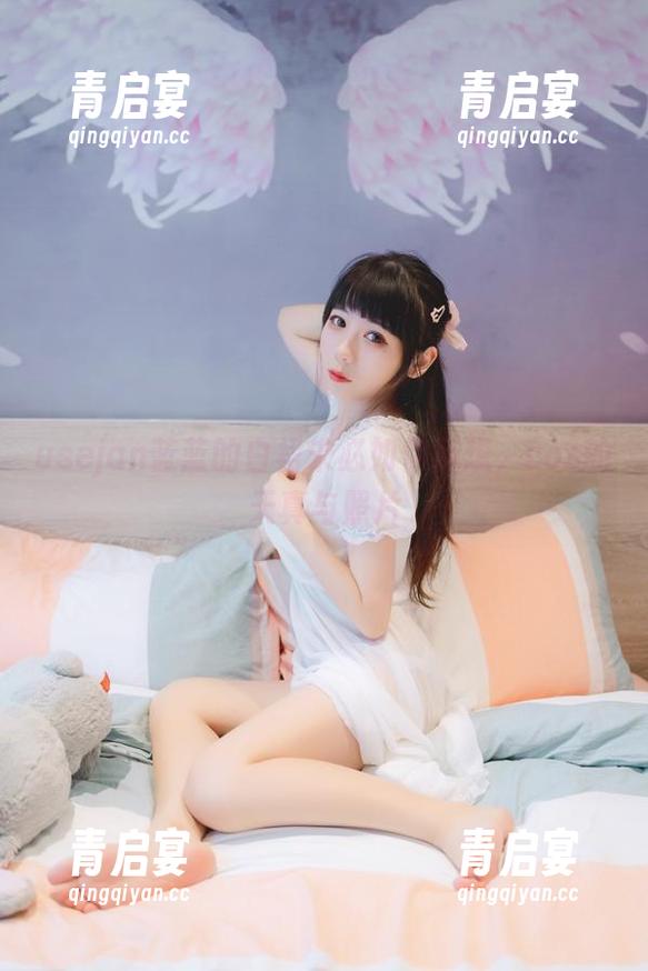 usejan蓝蓝 usejan蓝蓝的白裙未必如你所想,cos的天真与照片