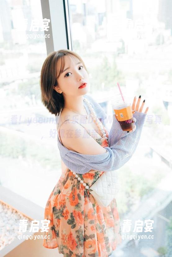 看！yeeun孙乐乐跟DJAWA的高清写真，好像在参加亲密游戏！