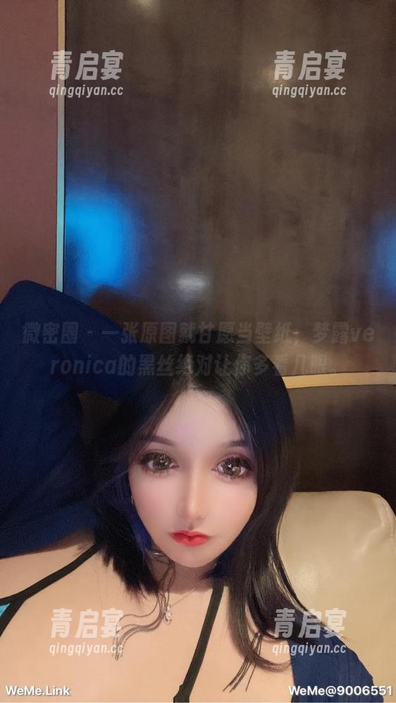 微密圈 - 一张原图就甘愿当壁纸，梦露veronica的黑丝绝对让你多看几眼。