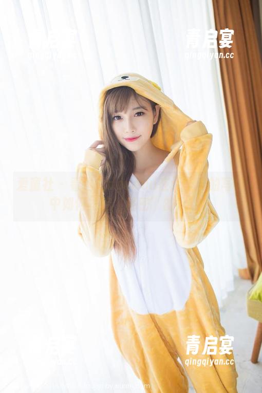 爱蜜社 - 看逗逗doudou在无圣光的写真中如何把控‘秘密’的尺度！