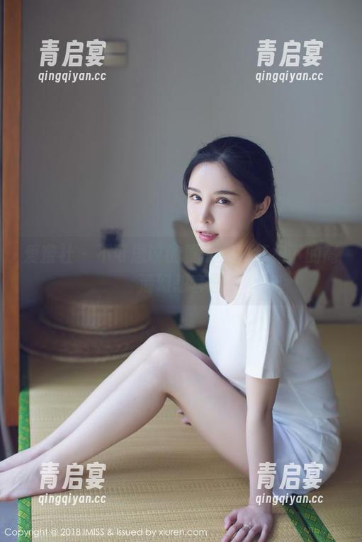 爱蜜社 - 不可思议的黄歆苑，红裙下的高清幻想套图